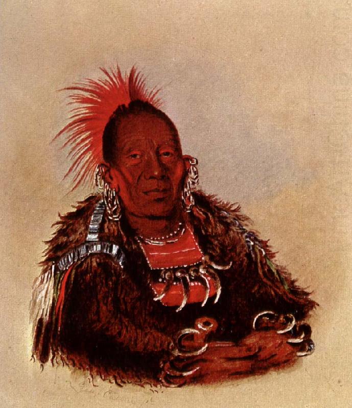 Wah-ro-Nee-Sah,Oto Chief, George Catlin